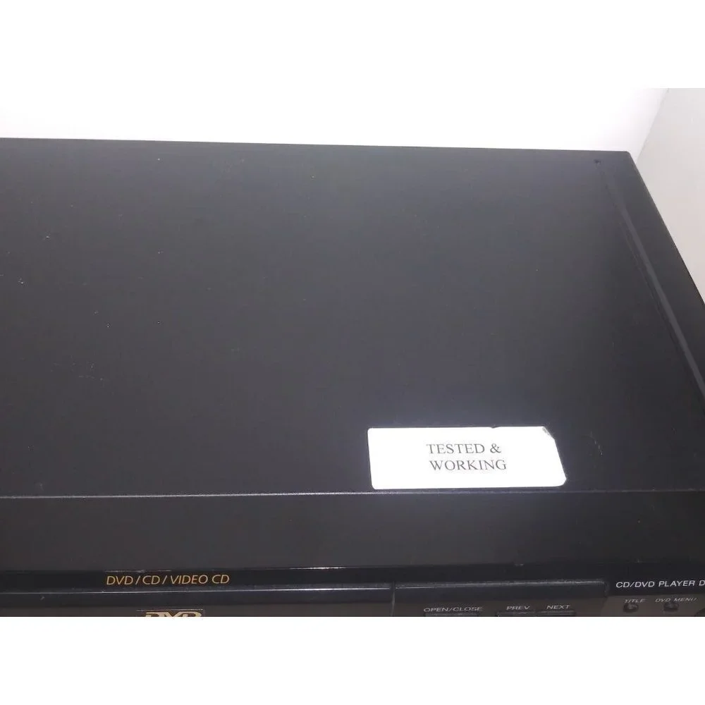 Sony CD/DVD Player DVP-S560D Dolby Digital 5.1 Output Tested WORKS No Remote